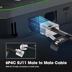 VIVOSUN Verbindungskabel RJ11