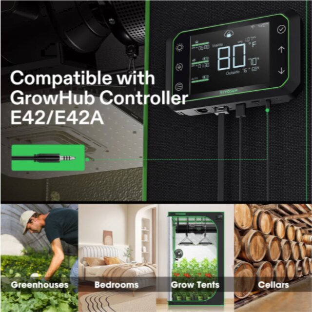 VIVOSUN Temperatur & Luftfeuchtigkeitssensor