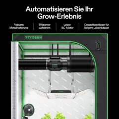 VIVOSUN Smart Luftfiltration AeroZesh S6 + Speed Controller E12