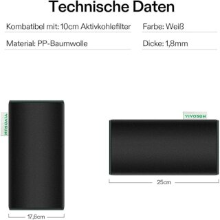 VIVOSUN Vorfilter 10cm