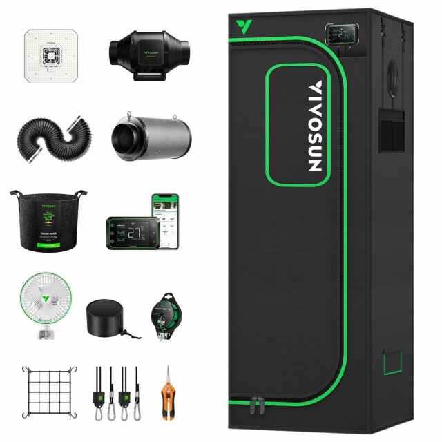 VIVOSUN Smart Grow Kit Max 60x60x180 165 Watt