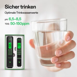 VIVOSUN 3-in-1 pH/TDS/EC-Messgerät