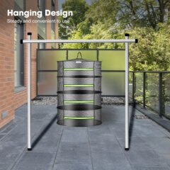 VIVOSUN Netz-Trockenständer 4-Lagig