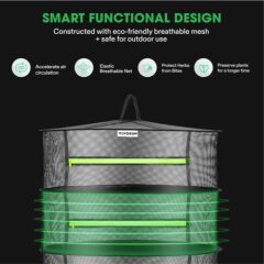 VIVOSUN Netz-Trockenständer 6-Lagig