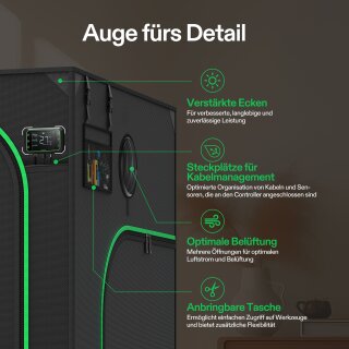 VIVOSUN Grow Tent Pro 120x120x200cm