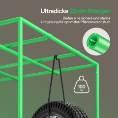 VIVOSUN Grow Tent Pro 120x120x200cm