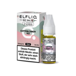 ELFBAR ELFLIQ 10ml - Cotton Candy Ice 20mg