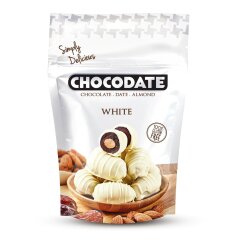Dubai Chocodate Schoko Datteln 90g - White