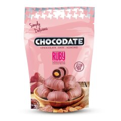 Dubai Chocodate Schoko Datteln 90g - Ruby