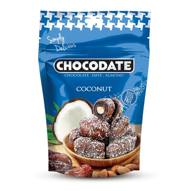 Dubai Chocodate Schoko Datteln 90g - Coconut
