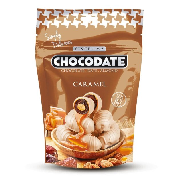 Dubai Chocodate Schoko Datteln 90g - Caramel