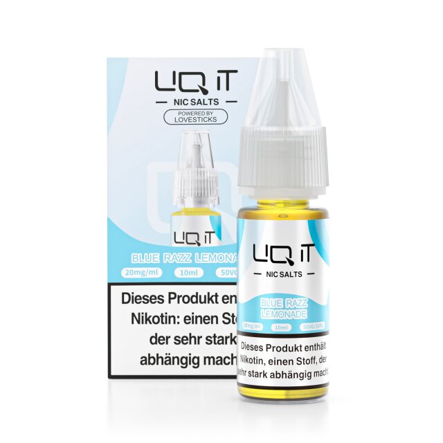 LIQ IT 10ml - Blue Razz Lemonade 20mg