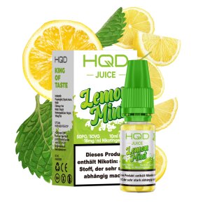 HQD Juice 10ml - Lemon Mint 18mg