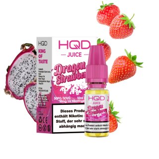 HQD Juice 10ml - Dragon Strawberry 18mg