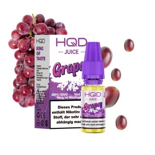 HQD Juice 10ml - Grapey 18mg