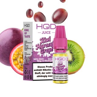 HQD Juice 10ml - Kiwi Maracuja Grape 18mg