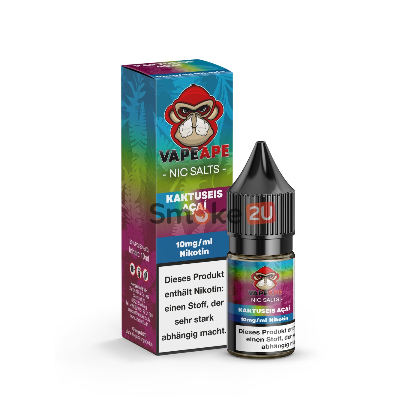 VapeApe Kaktuseis Acai 10mg Liquid