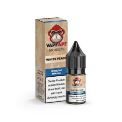 VapeApe Liquid 10ml - White Peach 10mg