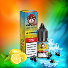 VapeApe Liquid 10ml - Lemon Chill 20mg