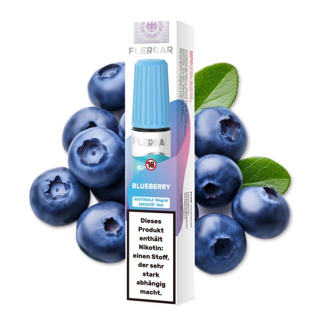 Flerbar Liquid 10ml - Blueberry 10mg