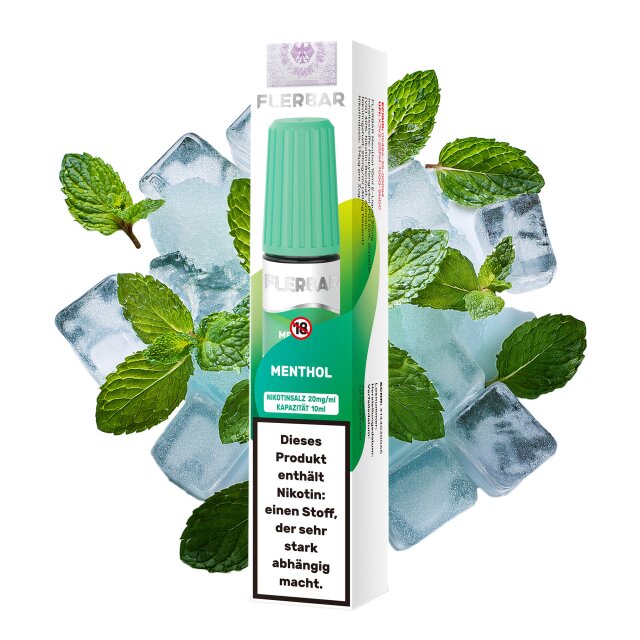 Flerbar Liquid 10ml - Menthol 20mg