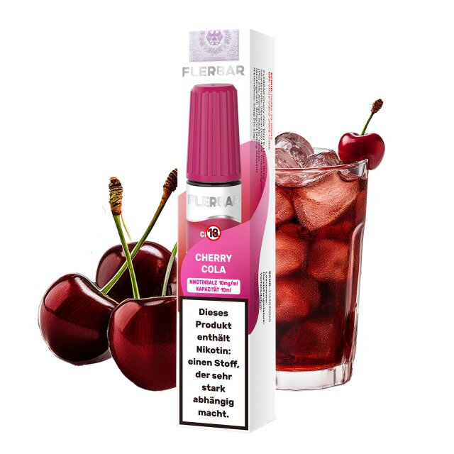 Flerbar Liquid 10ml - Cherry Cola 10mg