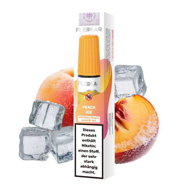 Flerbar Liquid 10ml - Peach Ice 10mg