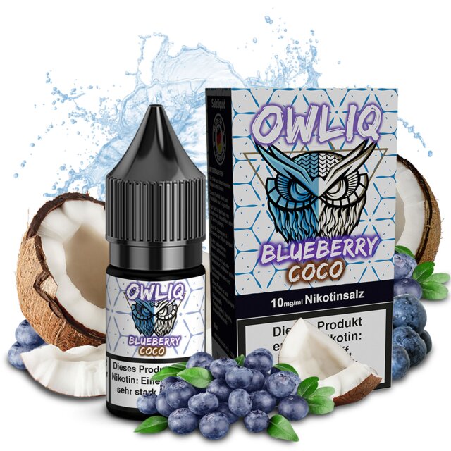 OWLIQ 10ml - Blueberry Coco 10mg