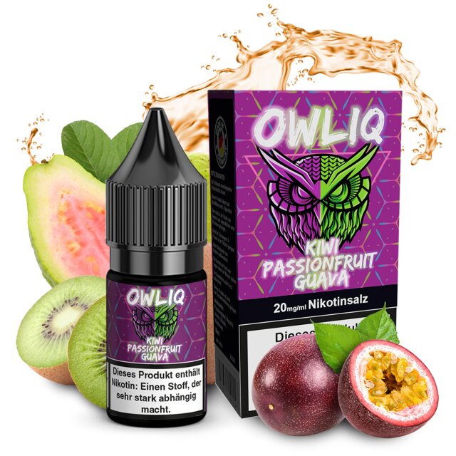 OWLIQ 10ml - Kiwi Passionfruit Guava 20mg