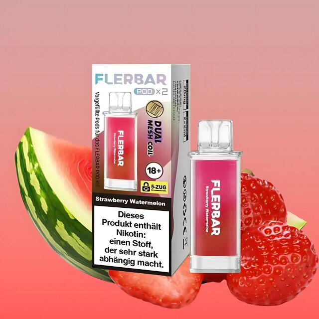 Flerbar Pod (2er Pack) - Strawberry Watermelon