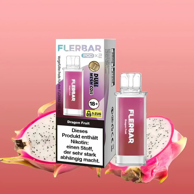 Flerbar Pod (2er Pack) - Dragon Fruit
