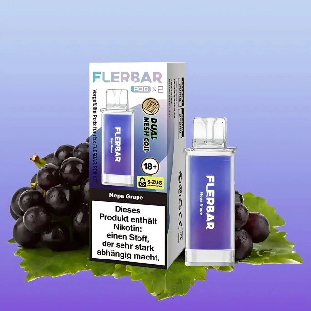 Flerbar Pod (2er Pack) - Nepa Grape