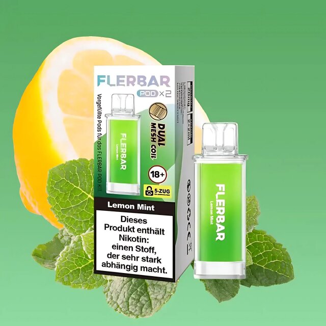 Flerbar Pod (2er Pack) - Lemon Mint