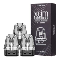 OXVA Xlim (3er Pack) - 0,6 Ohm Leerpod zum befüllen - 2ml