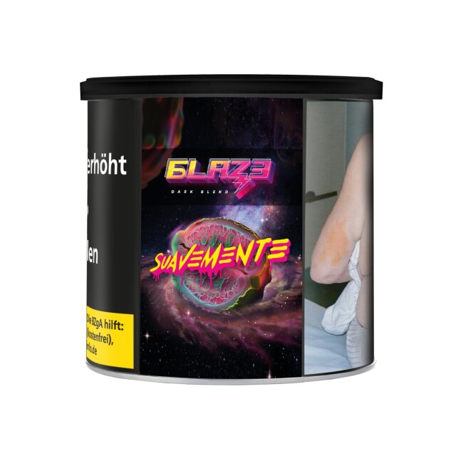BLAZE Dark Leaf Shisha Tabak 200g - Suavemente