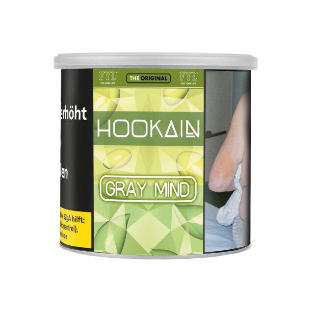 HOOKAIN Shisha Tabak 200g - Gray Mind