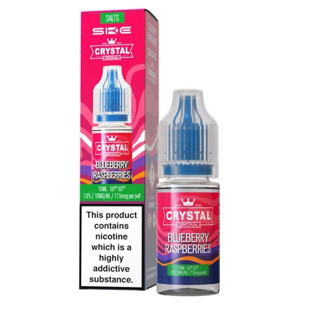 Crystal Bar Liquid 10ml - Blueberry Raspberries 10mg