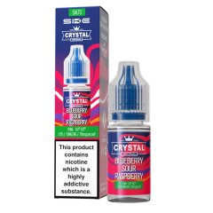 Crystal Bar Liquid 10ml - Blueberry Sour Raspberry 10mg