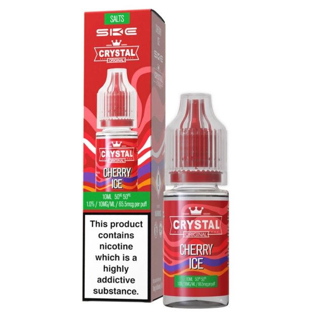 Crystal Bar Liquid 10ml - Cherry Ice 10mg