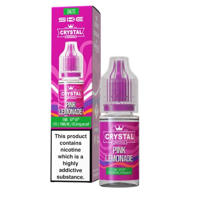 Crystal Bar Liquid 10ml - Pink Lemonade 10mg