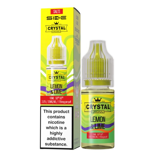 Crystal Bar Liquid 10ml - Lemon & Lime 20mg