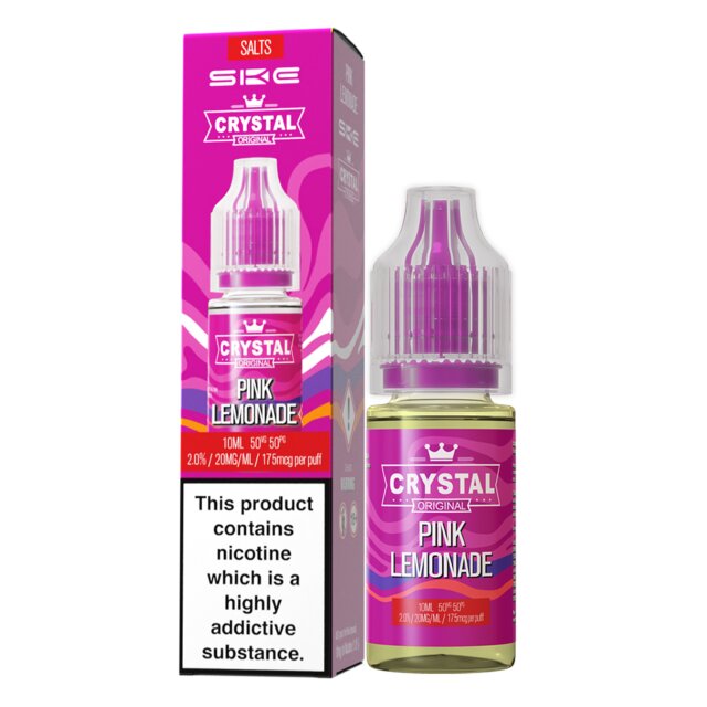 Crystal Bar Liquid 10ml - Pink Lemonade 20mg