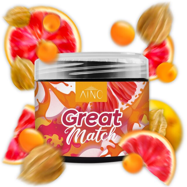 AINO Shisha Tabak 200g - Great Match