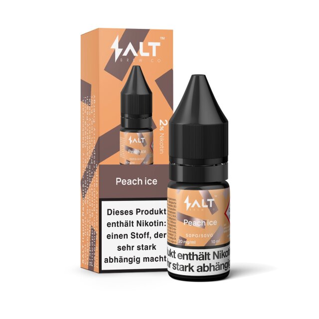 Salt Liquid 10ml - Peach Ice 20mg