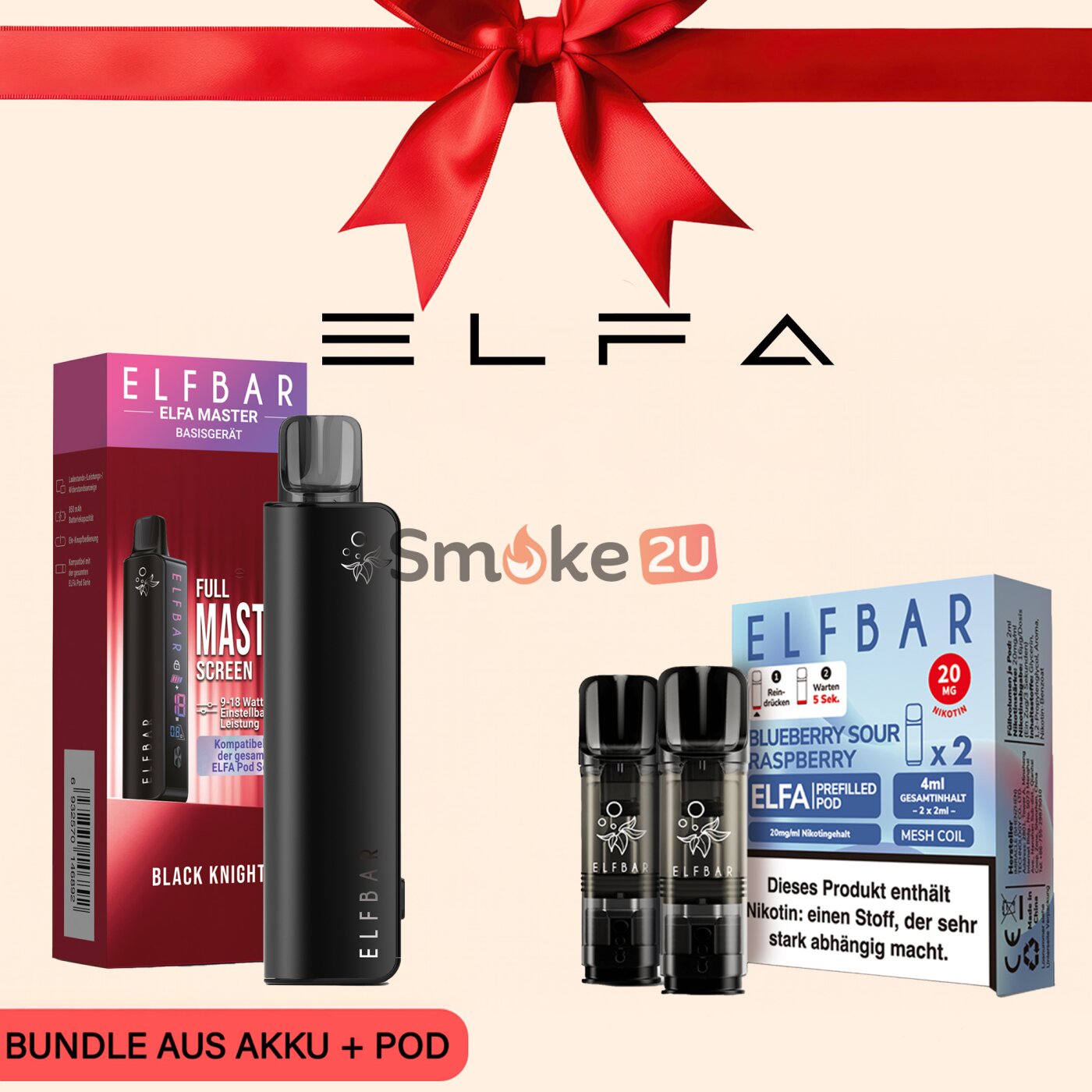 ELFBAR Master Podsystem Bundle – Wähle Farbe & Geschmack