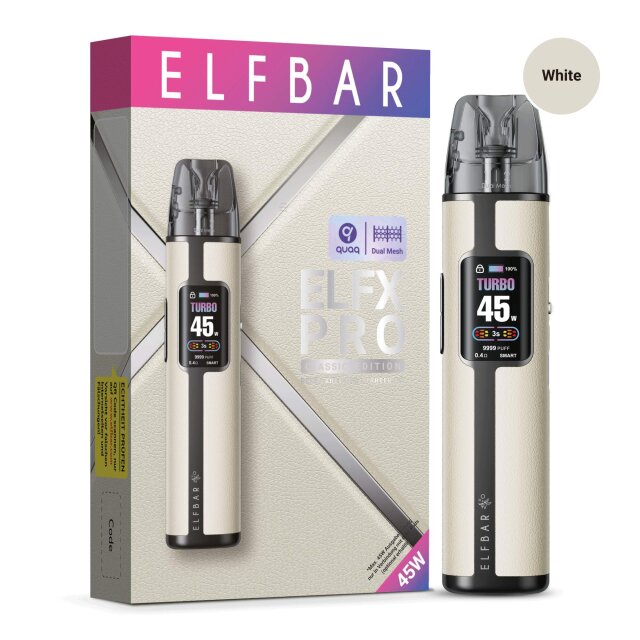 ELFBAR ELFX Pro Pod Kit - White