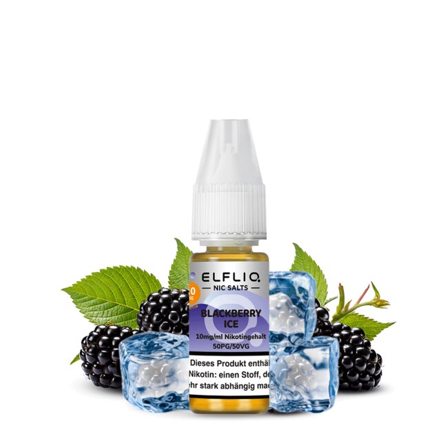 ELFBAR ELFLIQ 10ml - Blackberry Ice 10mg