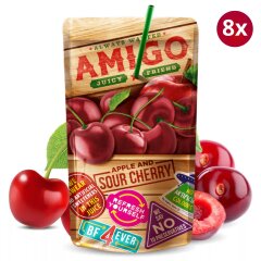 Amigo Softdrink 8x200ml - Sour Cherry