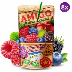 Amigo Softdrink 8x200ml - Very Berry