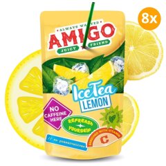 Amigo Softdrink 8x200ml - IceTea Lemon